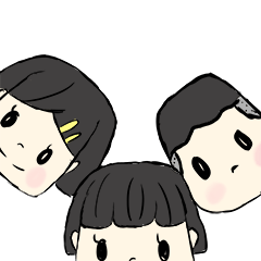 [LINEスタンプ] Moddang and her friends