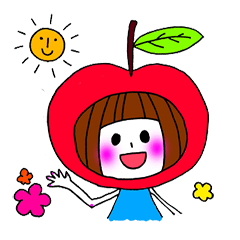 [LINEスタンプ] リンゴ スタンプ