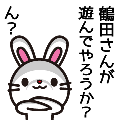 [LINEスタンプ] 鶴田さんと鶴田さんの友達専用