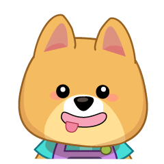 [LINEスタンプ] Borky shiba dog : daily set 1
