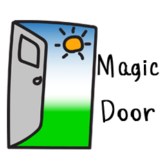 [LINEスタンプ] Magic Door