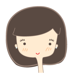 [LINEスタンプ] 3 Cute girl