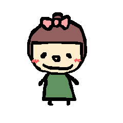 [LINEスタンプ] a gilr with drooping eyes2の画像（メイン）