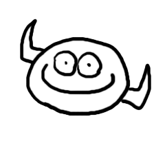 [LINEスタンプ] Horns potato ball