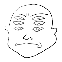 [LINEスタンプ] Six eyes