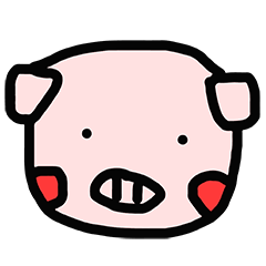 [LINEスタンプ] Pig daily