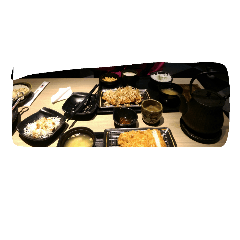 [LINEスタンプ] eat down