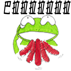 [LINEスタンプ] Frog counter attack