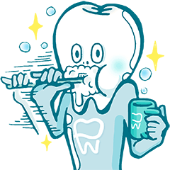 [LINEスタンプ] 輝け白い歯 デンタルボーイ