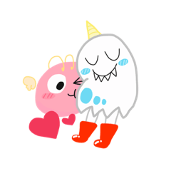 [LINEスタンプ] The Cutest monsters