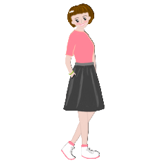[LINEスタンプ] Miss. Curl (LIFE)