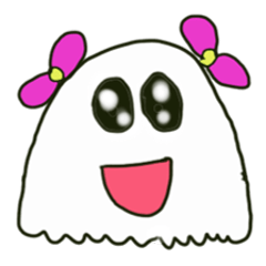 [LINEスタンプ] Cute little ghosts