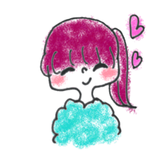 [LINEスタンプ] lovegirls everydayの画像（メイン）