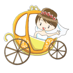 [LINEスタンプ] Happy Bride 2