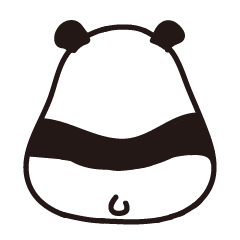 [LINEスタンプ] No face to see bears