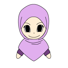 [LINEスタンプ] Little Hijab Girl