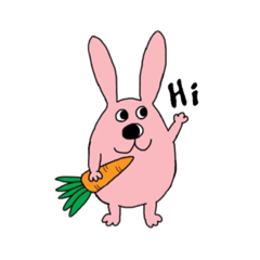 [LINEスタンプ] 大西さんちのうさぎくん