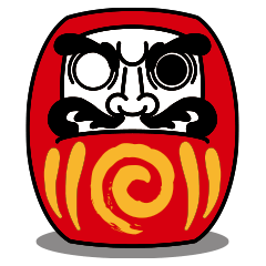 [LINEスタンプ] BLESSING DARUMA 1.0