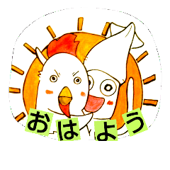 [LINEスタンプ] 誰にでも！イカをひとつイカが？？