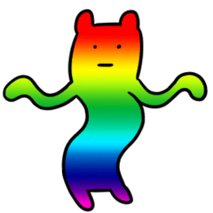 [LINEスタンプ] Rainbow Bear Bear！