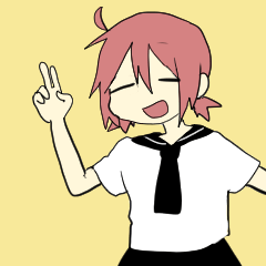 [LINEスタンプ] 女子生徒の日常