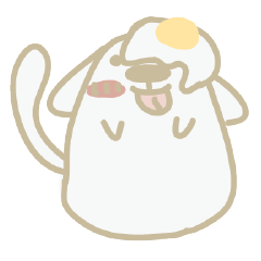 [LINEスタンプ] egg monster