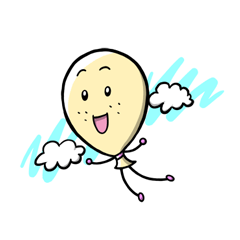 [LINEスタンプ] 風船少女Balloona