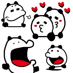 [LINEスタンプ] パンダマ パンダボール パン玉