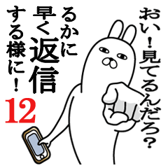 [LINEスタンプ] るかが使う面白名前スタンプ12