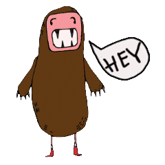 [LINEスタンプ] Beanie Monster
