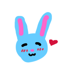 [LINEスタンプ] Rainbow Sherbet the Bunny