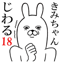 [LINEスタンプ] きみちゃんが使う面白名前スタンプ18