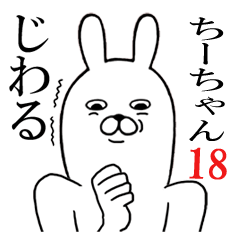 [LINEスタンプ] ちーちゃんが使う面白名前スタンプ18