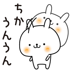 [LINEスタンプ] ちかのまったり名前スタンプ