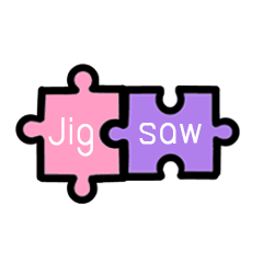 [LINEスタンプ] Jigsaw pastel