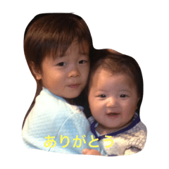 [LINEスタンプ] 2boys mom