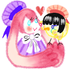 [LINEスタンプ] sonto and piyo