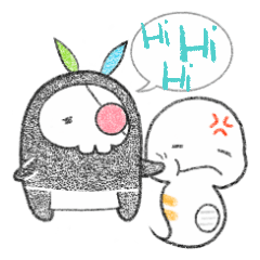 [LINEスタンプ] Oddly ＆ Dreke