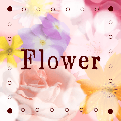 [LINEスタンプ] 〜お花の敬語スタンプ〜