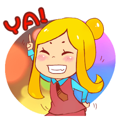 [LINEスタンプ] Customer service Yu - Daily life