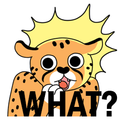 [LINEスタンプ] Cheetah's cat-like life