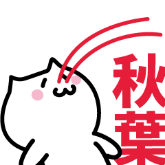 [LINEスタンプ] 秋葉(あきば)専用スタンプ！！！