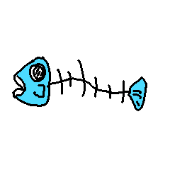 [LINEスタンプ] 魚の骨