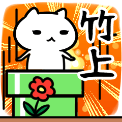 [LINEスタンプ] 竹上さん専用スタンプ40個入り