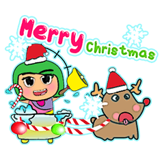 [LINEスタンプ] Kaori Yomi.16Merry Christmas.