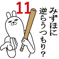 [LINEスタンプ] みずほが使う面白名前スタンプ11