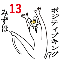 [LINEスタンプ] みずほが使う面白名前スタンプ13