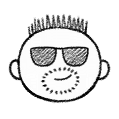 [LINEスタンプ] Action Face - Sancho