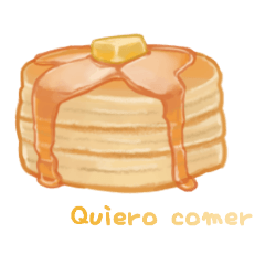 [LINEスタンプ] I want to eat sweets (Spanish)