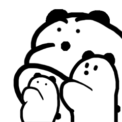 [LINEスタンプ] おやゆびぱんだ 親指パンダ